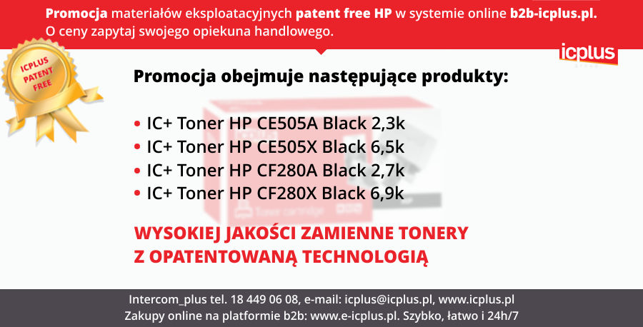 Promocja produktów HP patent free!