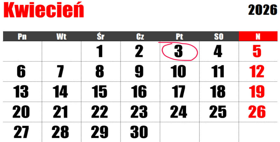 Weekend Wielkanocny 2026