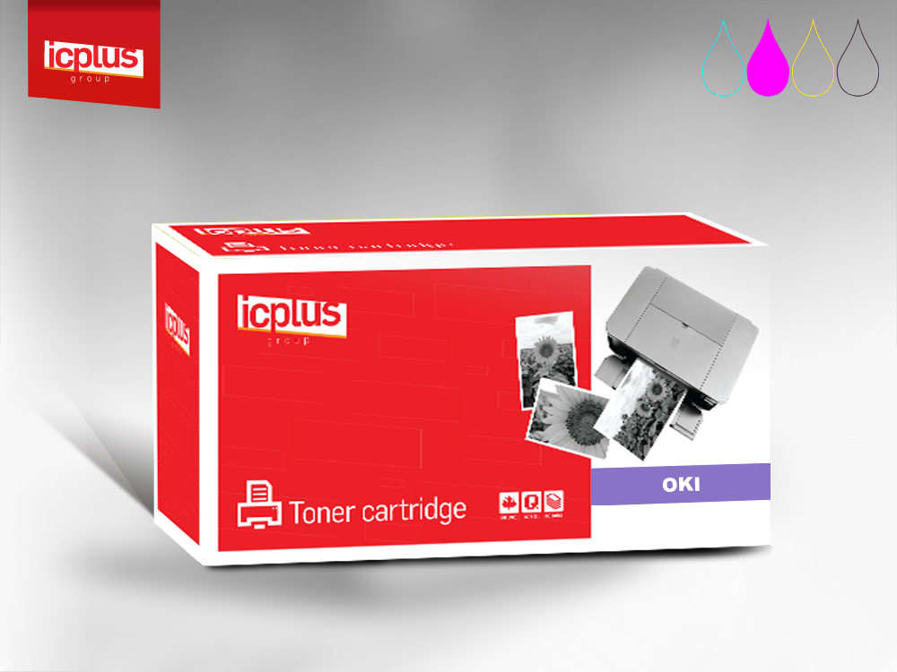 IC+ toner Oki 44973534 Magenta 1,5k - CN refabrykowany - C301/ 321/ 332/ 342