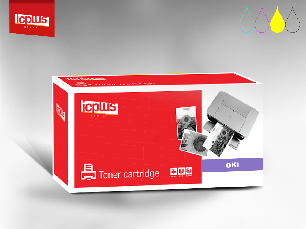 IC+ toner Oki 44973533 Yellow 1,5k - CN refabrykowany - C301/ 321/ 332/ 342